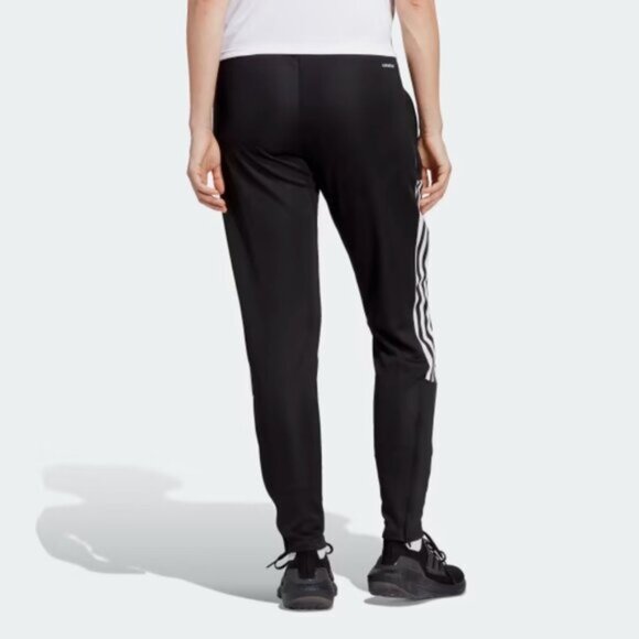 Womens Adidas Tiro 21 3 Stripe Track Pants Small Black Soccer Track GM7310 - Picture 2 of 10